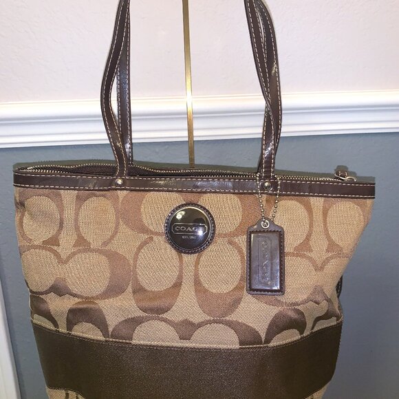 Coach Canvas tote bag - Medium - Picture 1 of 6